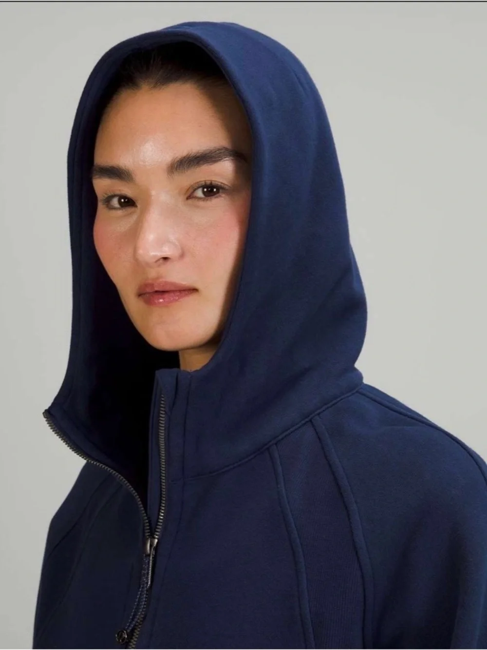 Lululemon Scuba Oversized Half-Zip Hoodie XS Small Night Sea Blue Lounge Cozy